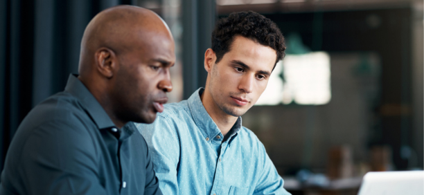 Employee meets about benefits