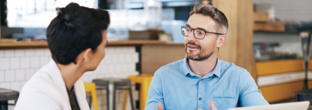 Employee asks questions about benefits